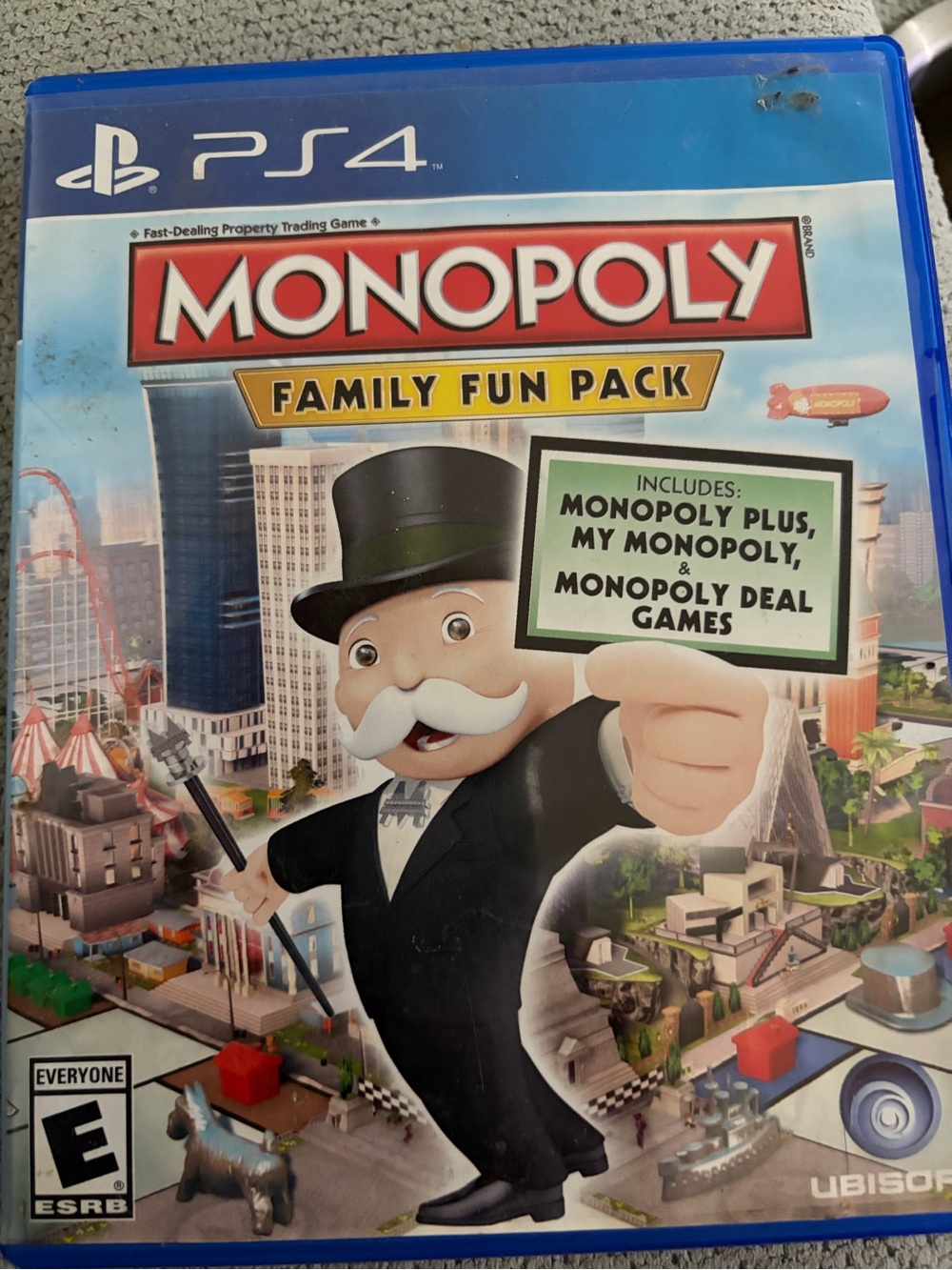 adidas Monopoly Family Fun Pack PS4 - Blue, Red, Black, White